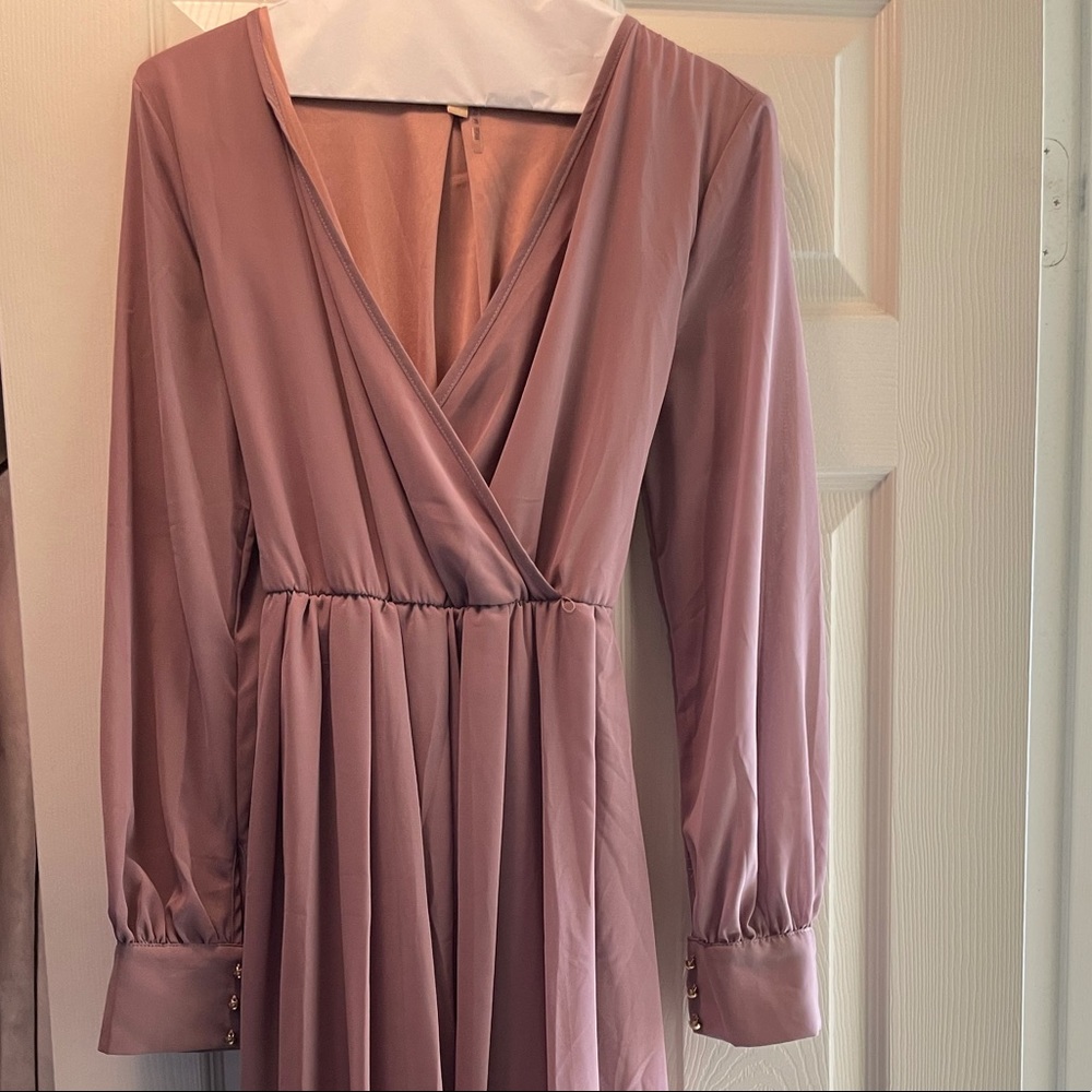 Baltic Born Lydia Deep Mauve Maxi Dress